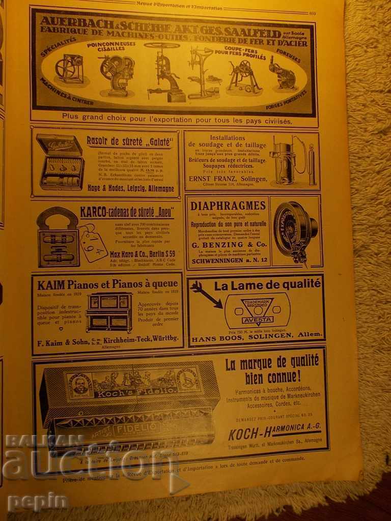 Auction Review and Import Magazine - 1921 Auction Review and Import Magazine - 1921