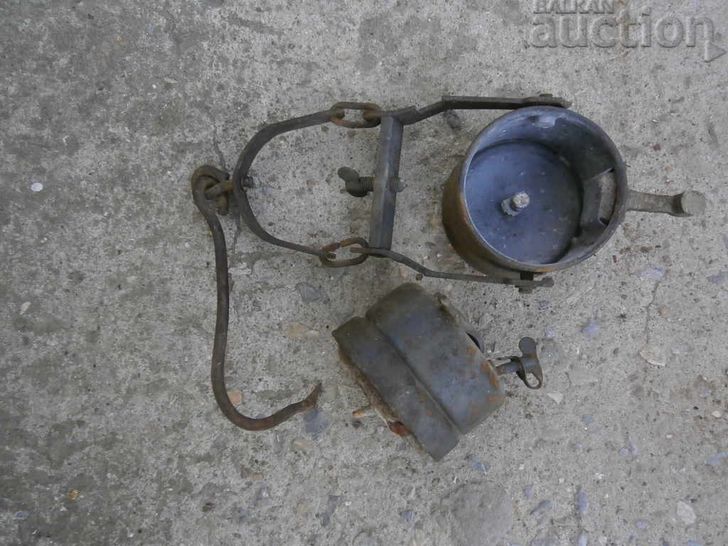 antique Carbide miner's lamp lantern - 7 antique Carbide miner's lamp lantern - 7