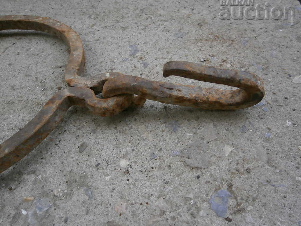 Forged handle for bucket forged wrought iron geranium with price 31.00 BGN | € 15.85 Forged handle for bucket forged wrought iron geranium with price 31.00 BGN | € 15.85