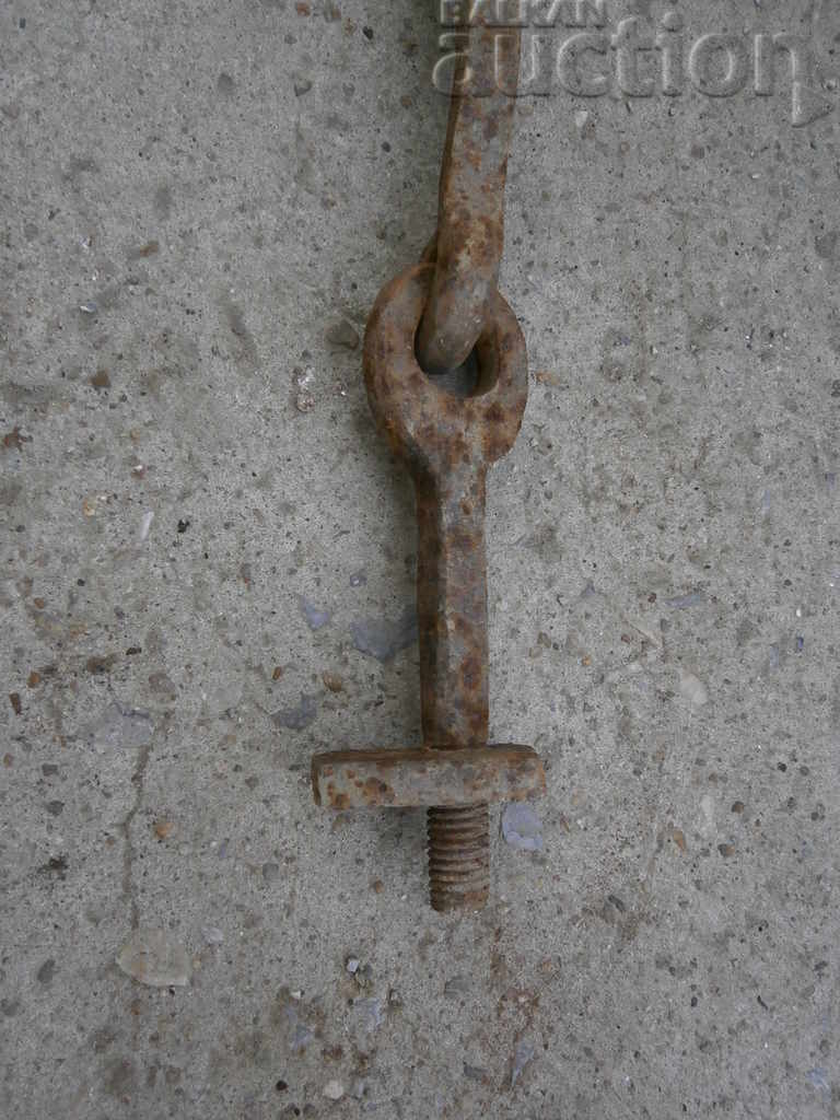 Forged handle for bucket forged wrought iron geranium - 6 Forged handle for bucket forged wrought iron geranium - 6