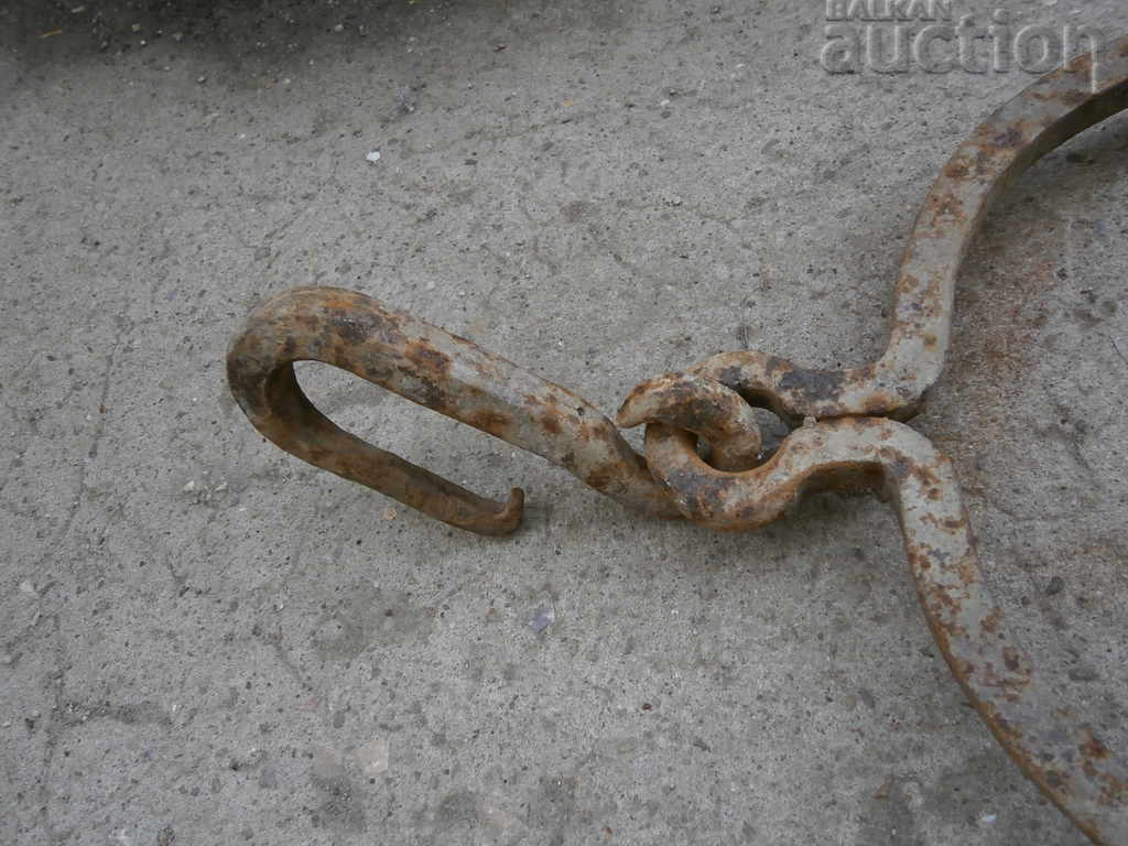 Forged handle for bucket forged wrought iron geranium - 7 Forged handle for bucket forged wrought iron geranium - 7