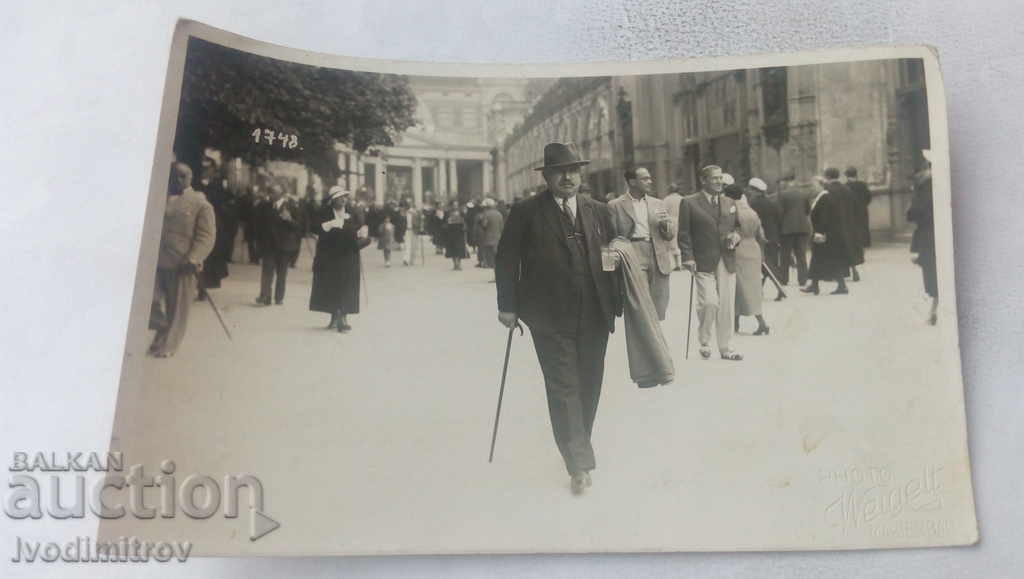 Photo Marienbad Well-dressed gentleman 1932