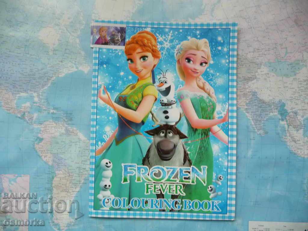 Cartea de colorat Frozen Kingdom Elsa Anna