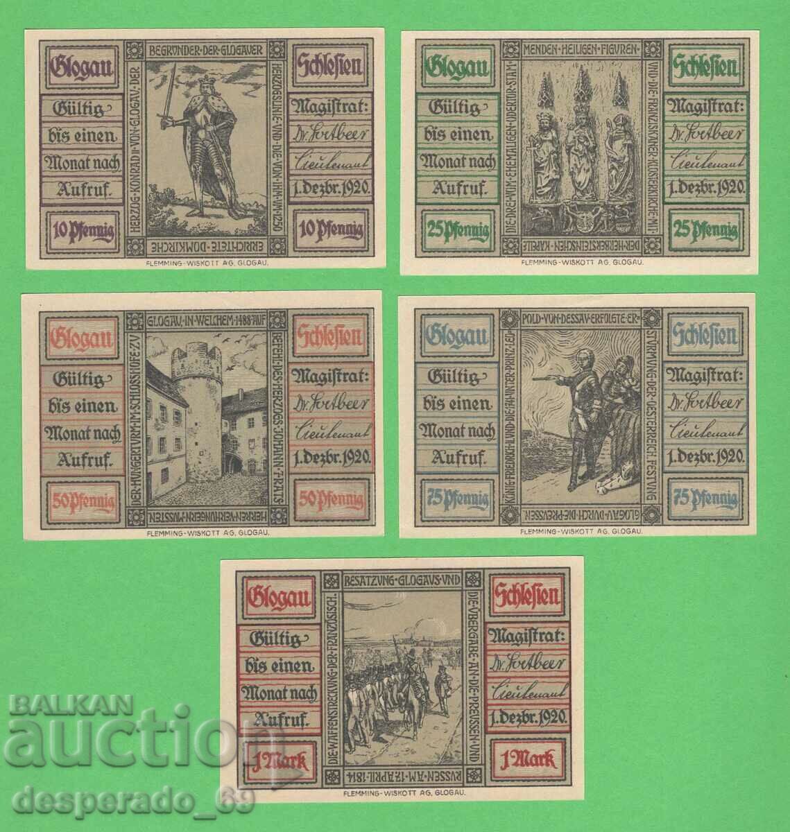 (¯` '• .¸NOTGELD (gr. Glogau) 1920 UNC -5 banknote¸. •' ´¯) with price 15.00 BGN | € 7.67 (¯` '• .¸NOTGELD (gr. Glogau) 1920 UNC -5 banknote¸. •' ´¯) with price 15.00 BGN | € 7.67