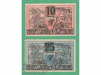 (¯`'•.¸NOTGELD (гр. Oldenburg) 1918 UNC -2 бр.банкноти •'´¯)