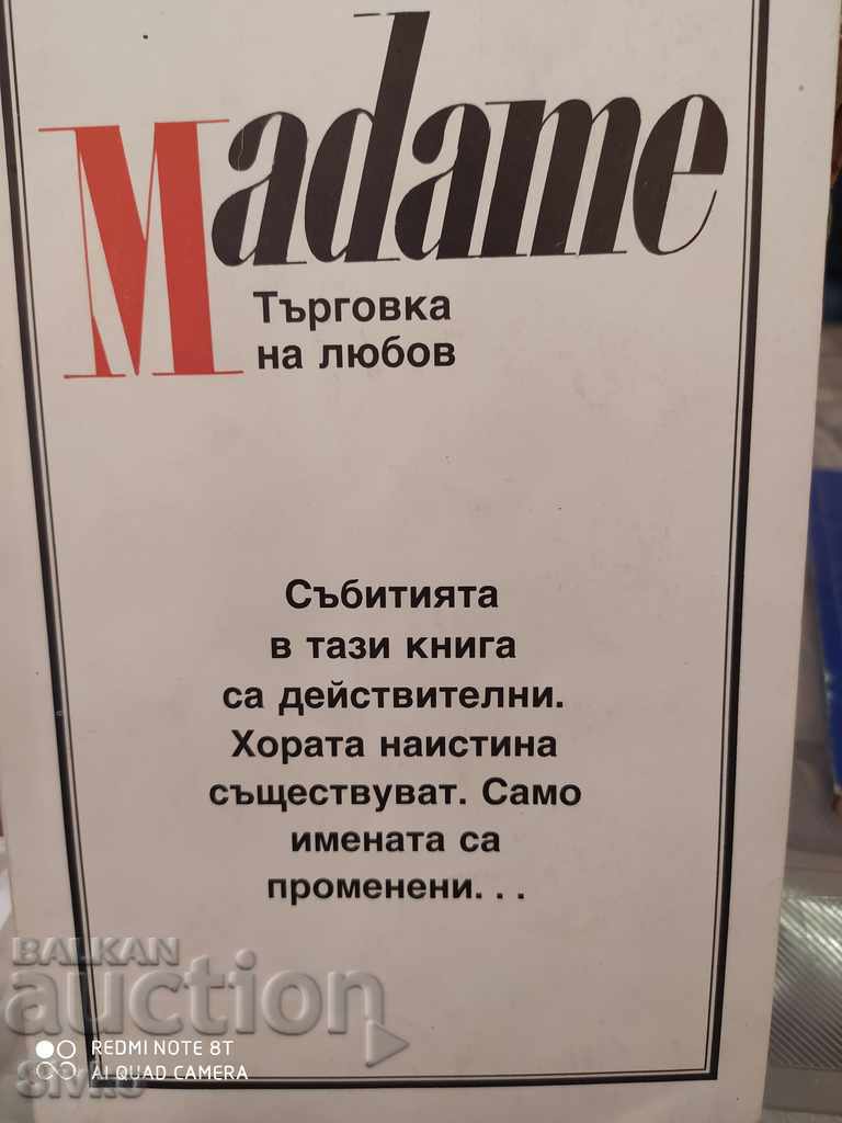 Madame, Love Trade, Xavier Hollander, erotica