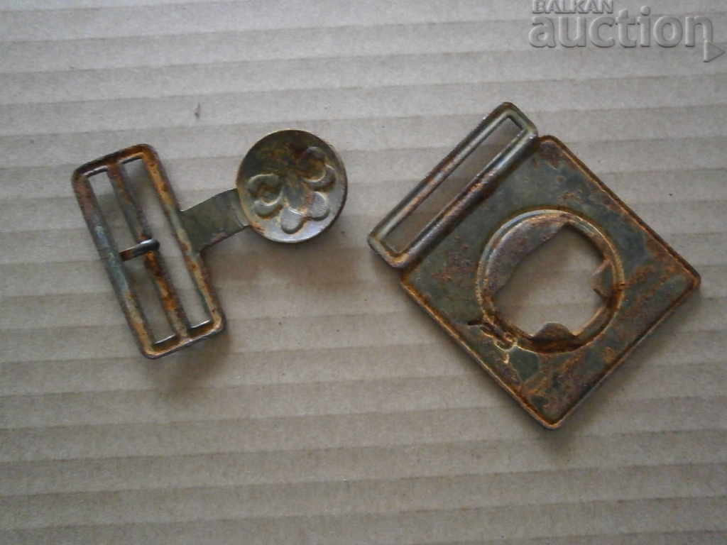 Auction  ancient masonic belt buckle