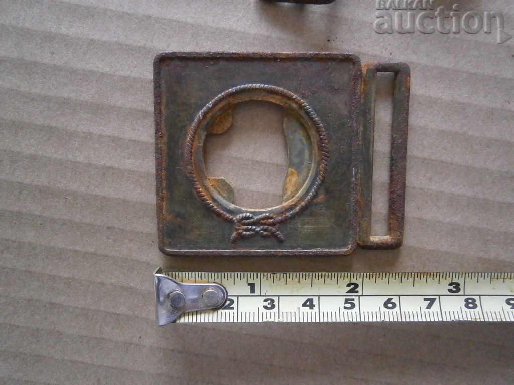 ancient masonic belt buckle - 5