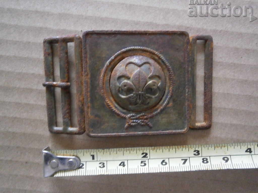 ancient masonic belt buckle - 6
