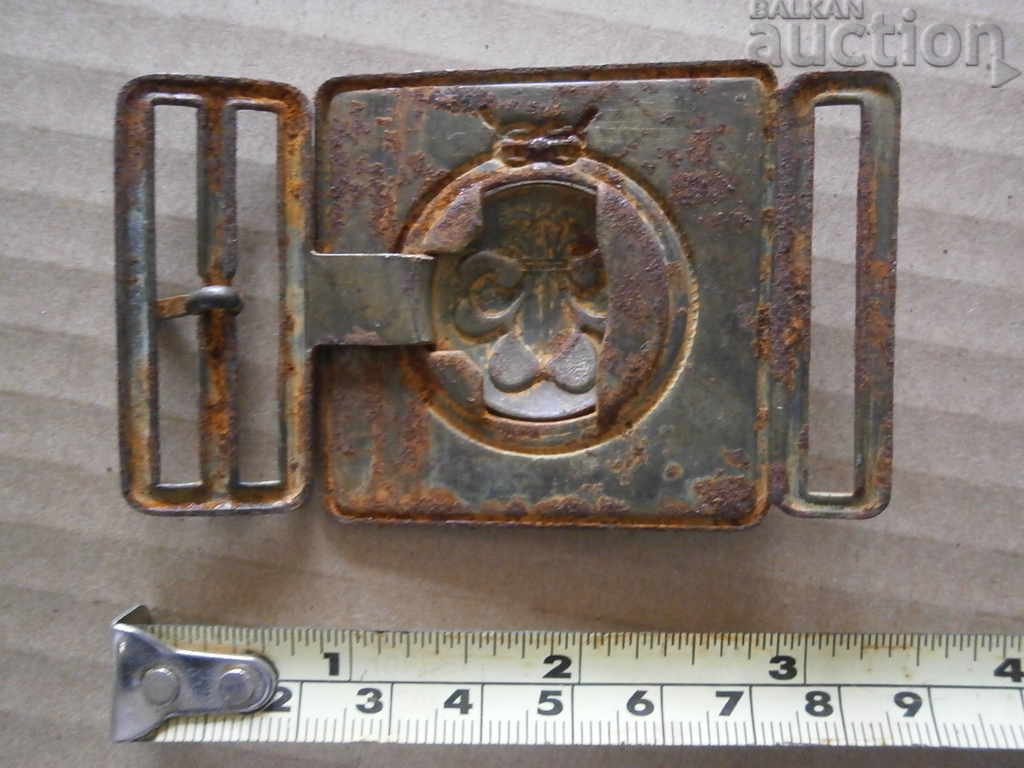 ancient masonic belt buckle - 7