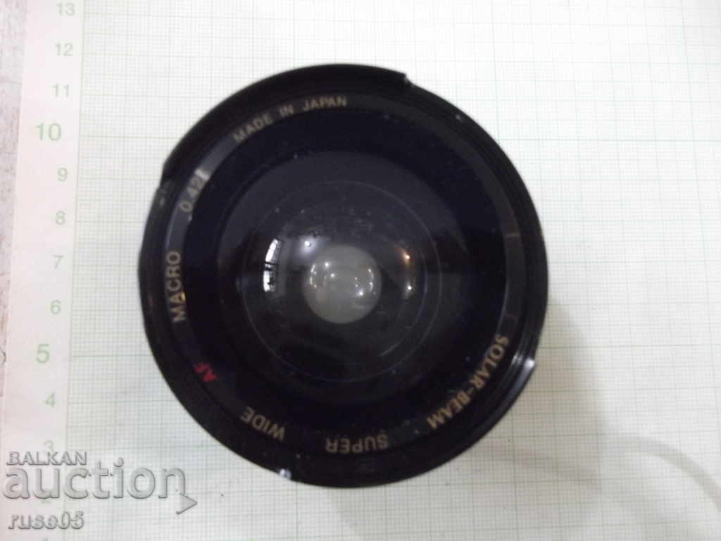 Lens "SOLAR-BEAM SUPER WIDE AF MACRO 0.42X" Japanese with price 50.00 BGN | € 25.56 Lens "SOLAR-BEAM SUPER WIDE AF MACRO 0.42X" Japanese with price 50.00 BGN | € 25.56