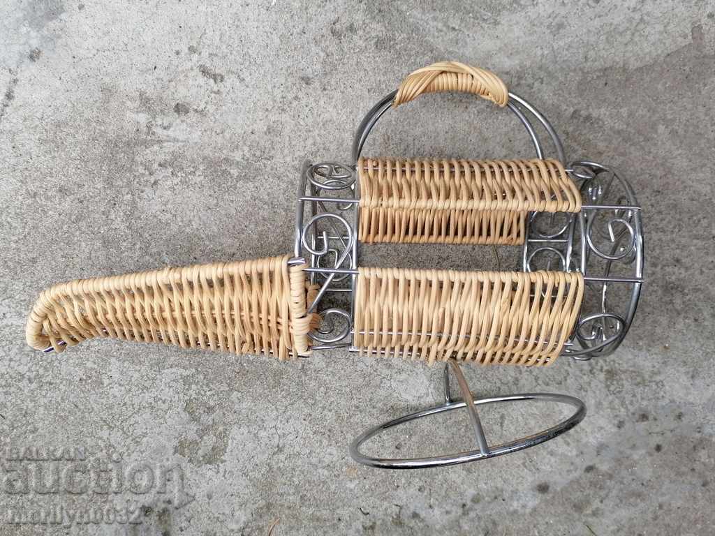 Metal wine bottle holder whiskey cognac with price 41.00 BGN | € 20.96