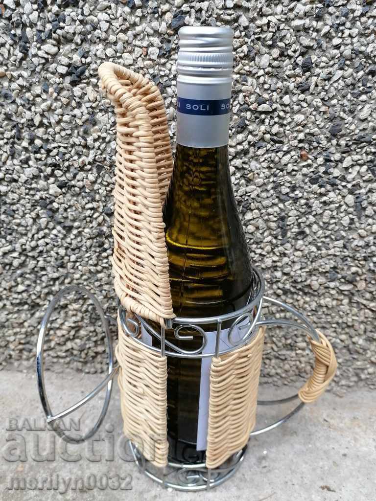 Μεταλλική βάση για μπουκάλι κονιάκ ουίσκι κρασιού - 5