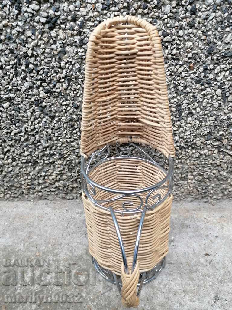 Metal wine bottle holder whiskey cognac - 6