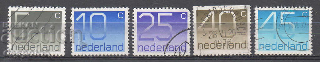 1976-82. Ολλανδία. Αριθμημένα γραμματόσημα.
