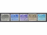 1976-82. Ολλανδία. Αριθμημένα γραμματόσημα.