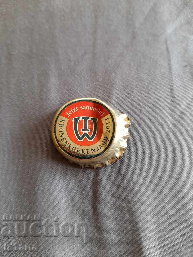 Cap of beer, beer Kronenkorkenjagd
