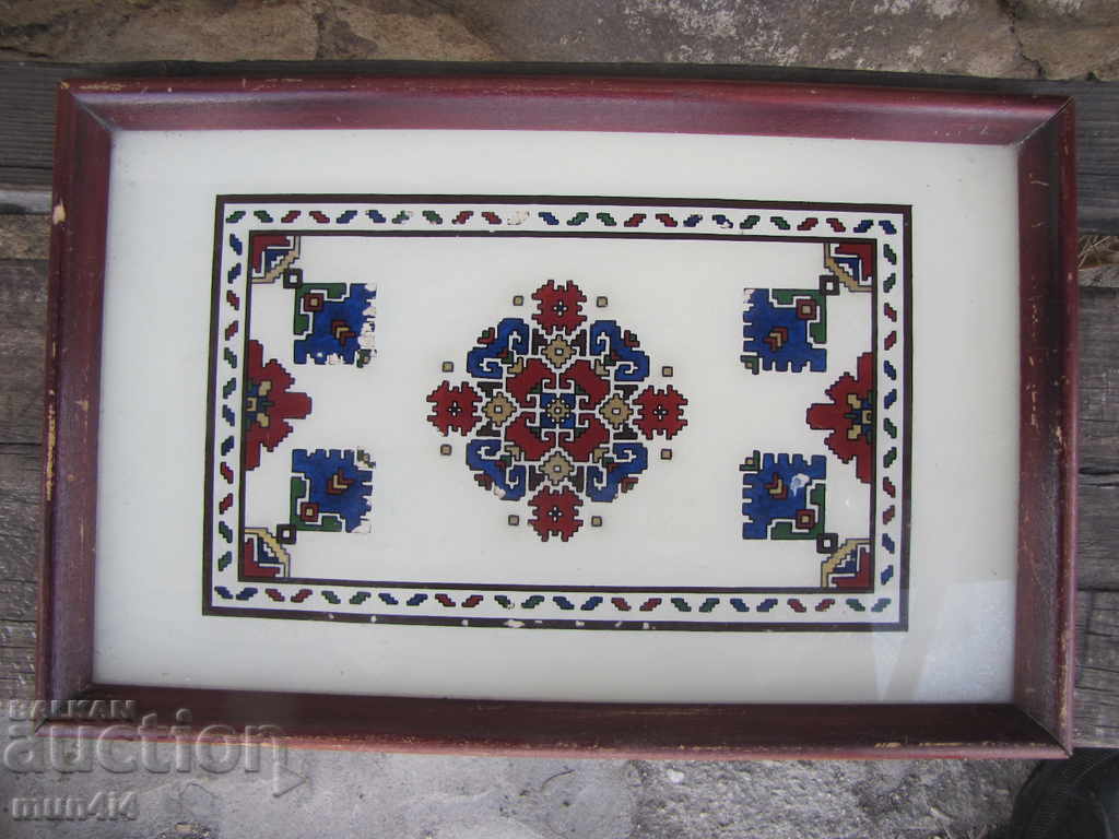 Old Bulgarian ethno tray