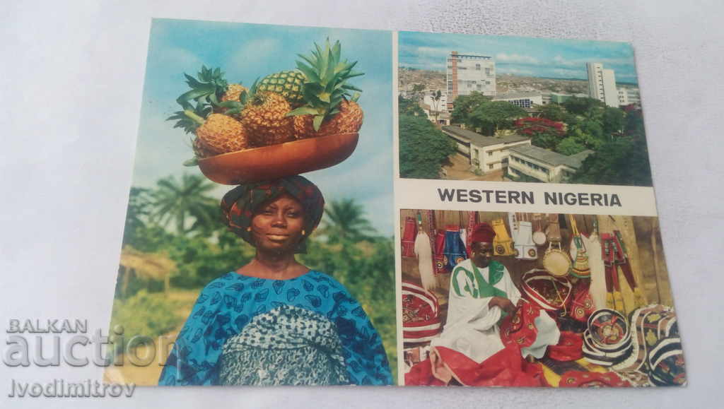 Пощенска картичка Western Nigeria