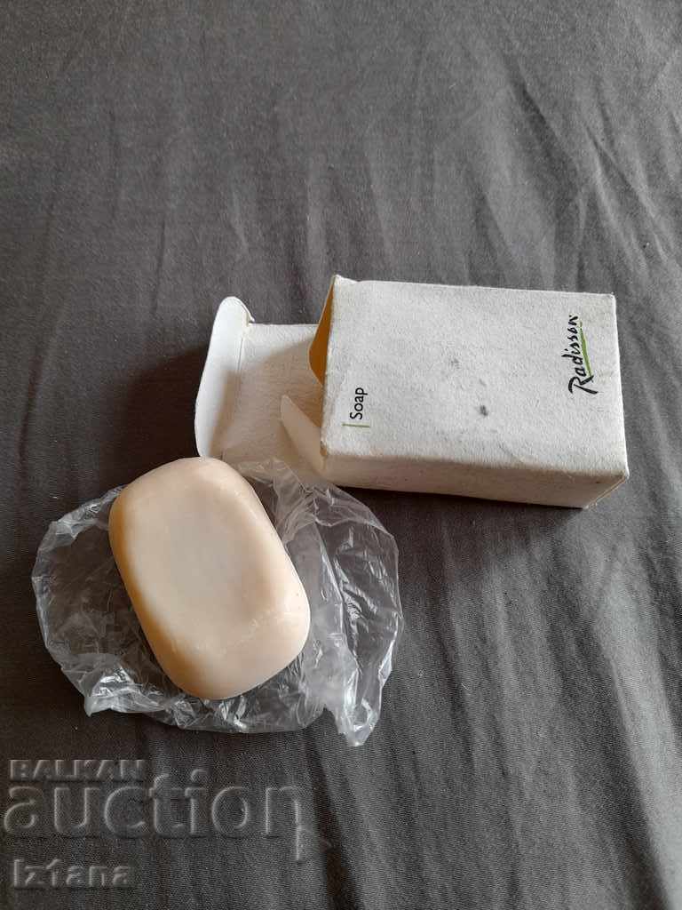Hotel soap Radisson with price 10.00 BGN | € 5.11 Hotel soap Radisson with price 10.00 BGN | € 5.11