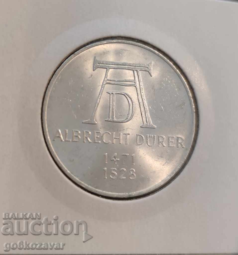 Германия 5 марки 1971г Сребро-Юбилейни,UNC с цена 28.90 лв. | € 14.78