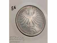 Germania 5 timbre 1975 Jubileu de argint, UNC