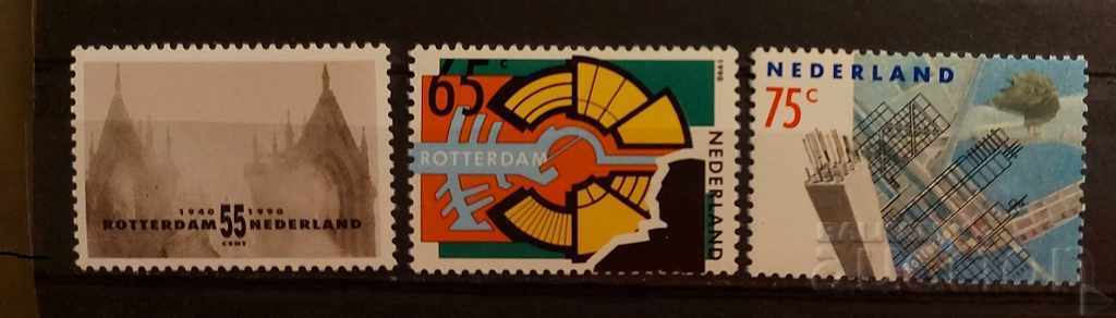 Ολλανδία 1990 Επέτειοι / βομβαρδισμοί του Ρότερνταμ MNH
