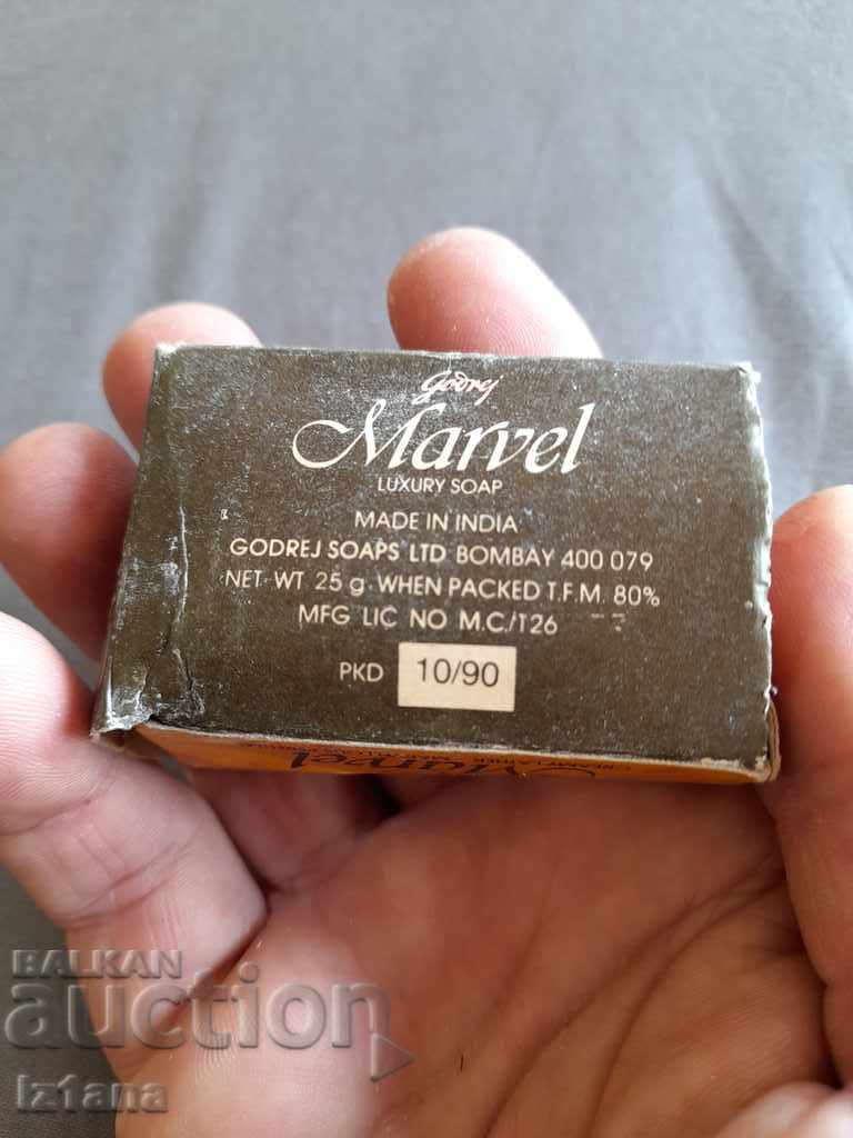 Hotel soap Marvel with price 10.00 BGN | € 5.11 Hotel soap Marvel with price 10.00 BGN | € 5.11