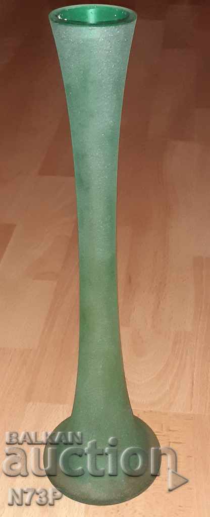 VASE. COLORED GLASS. COLLECTION. - 6