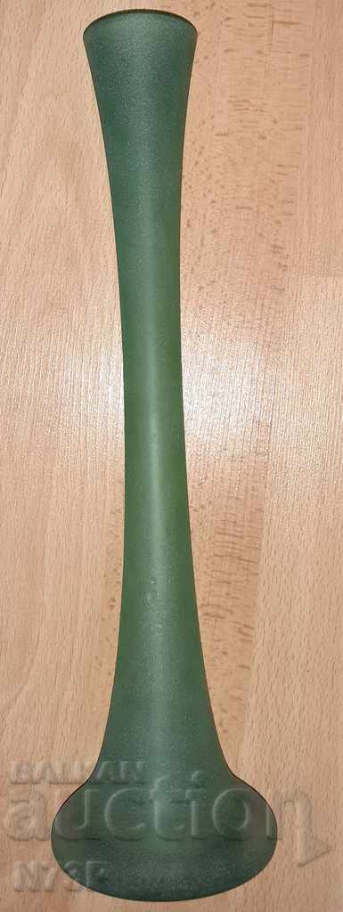 VASE. COLORED GLASS. COLLECTION. - 7