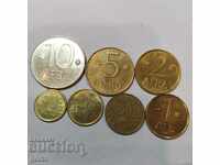 Пълен лот монети 1992 г.
