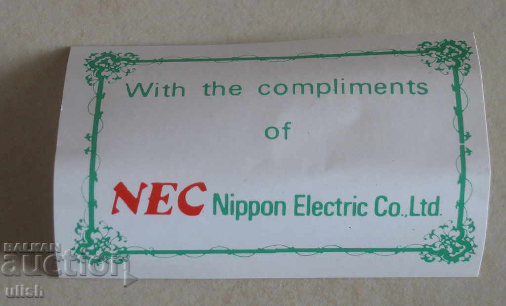 Auction NEC old pin clip clip mint with box Auction NEC old pin clip clip mint with box