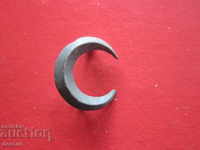 Large Ottoman Army Bronze Crescent Sign 19th Century