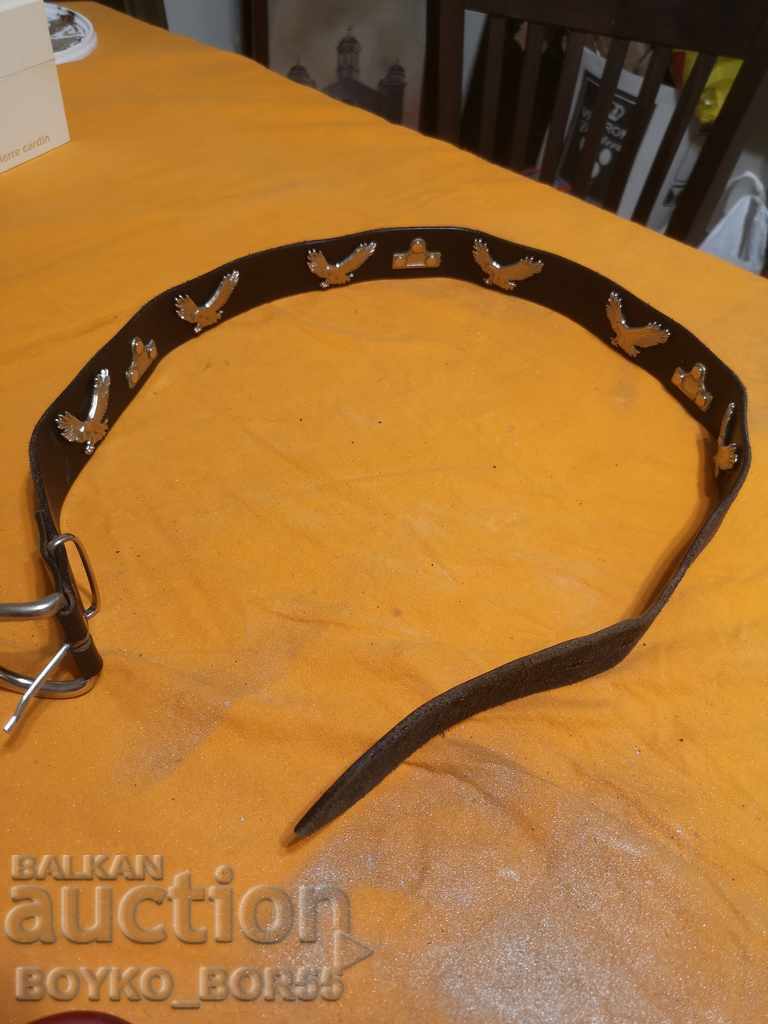 Μοναδική αγγλική Rocker αυθεντική δερμάτινη ζώνη - 7 Μοναδική αγγλική Rocker αυθεντική δερμάτινη ζώνη - 7