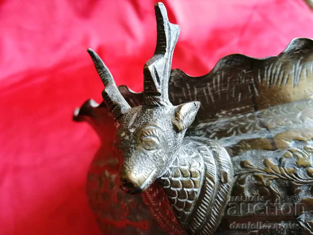 Delivery of Old Bronze Persian Court