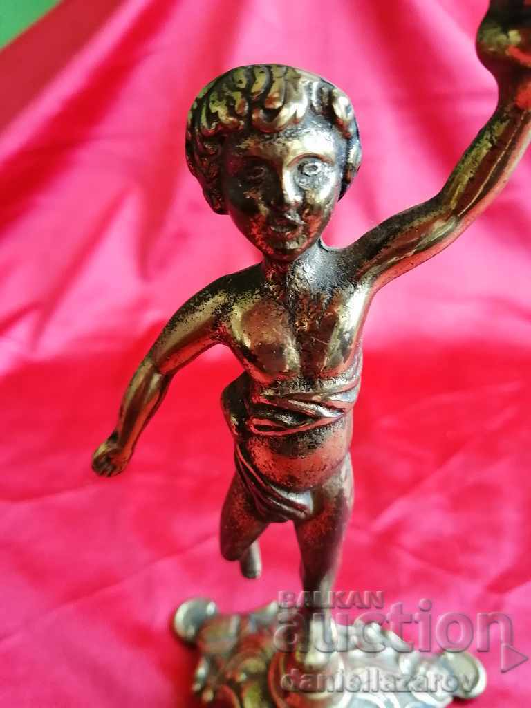 Old Bronze BAROQUE Candlestick Boy with price 65.00 BGN | € 33.23 Old Bronze BAROQUE Candlestick Boy with price 65.00 BGN | € 33.23