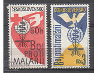 1962. Cehoslovacia. Lupta împotriva malariei.