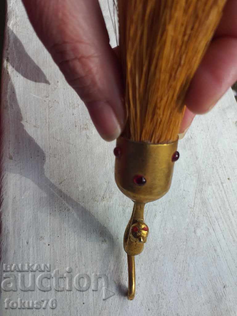 Auction OLD SHAVING BRUSH CAT BRONZE Auction OLD SHAVING BRUSH CAT BRONZE