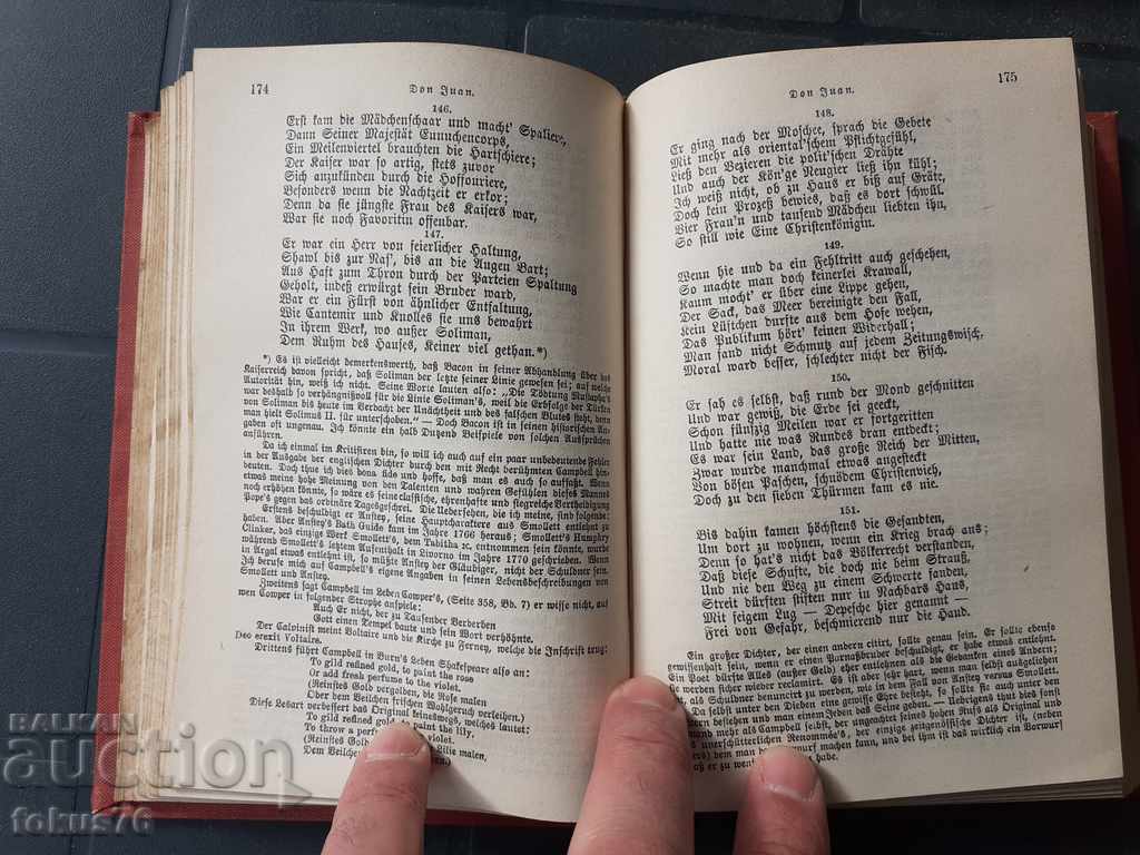 ANTIQUE BOOK - LORD BYRON - ADOLF SEUBERT - 6 ANTIQUE BOOK - LORD BYRON - ADOLF SEUBERT - 6