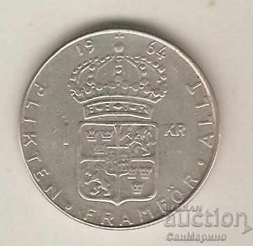 Sweden 1 krone 1964