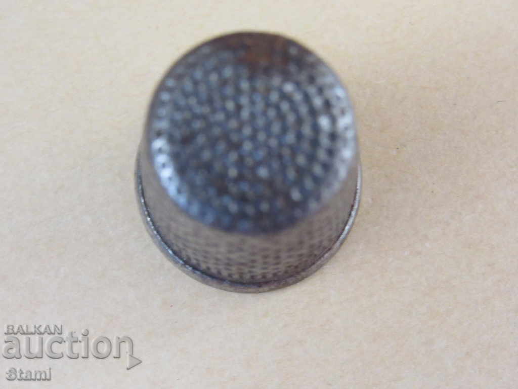 Auction Metal thimble from the 30s of the XX century Auction Metal thimble from the 30s of the XX century