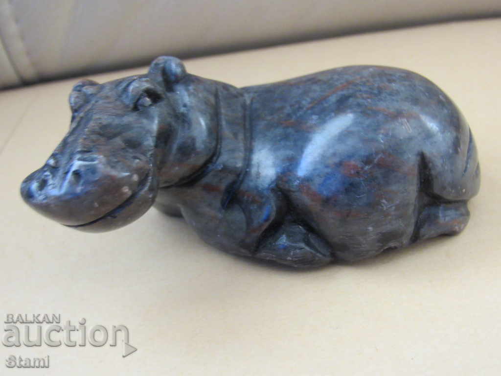 Delivery of A lying hippopotamus of soapstone, with a new, lower price Delivery of A lying hippopotamus of soapstone, with a new, lower price