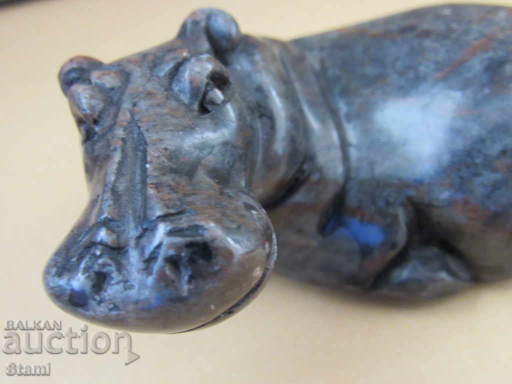 A lying hippopotamus of soapstone, with a new, lower price - 5 A lying hippopotamus of soapstone, with a new, lower price - 5