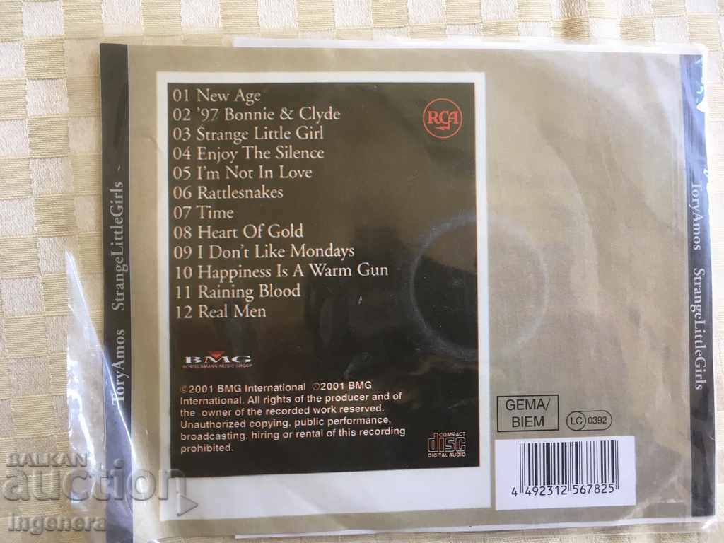 Auction CD CD MUSIC-TORI AMOS Auction CD CD MUSIC-TORI AMOS