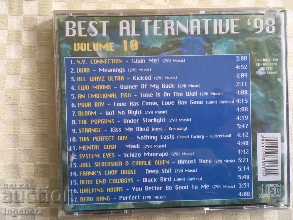 Auction CD CD MUSIC-BEST ALTERNATIVE-98 Auction CD CD MUSIC-BEST ALTERNATIVE-98