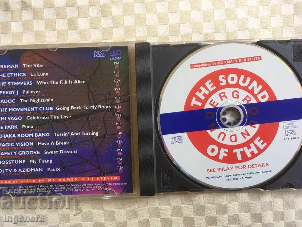 CD CD MUZICĂ-SUBTERAN cu preț 3.00 BGN | € 1.53