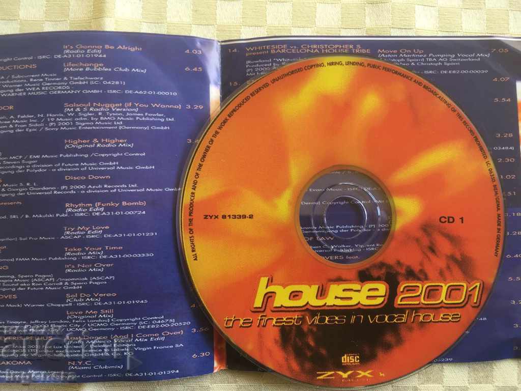 CD CD MUSIC-HAUSE 2001- 1st AND 2nd DISC with price 5.00 BGN | € 2.56 CD CD MUSIC-HAUSE 2001- 1st AND 2nd DISC with price 5.00 BGN | € 2.56