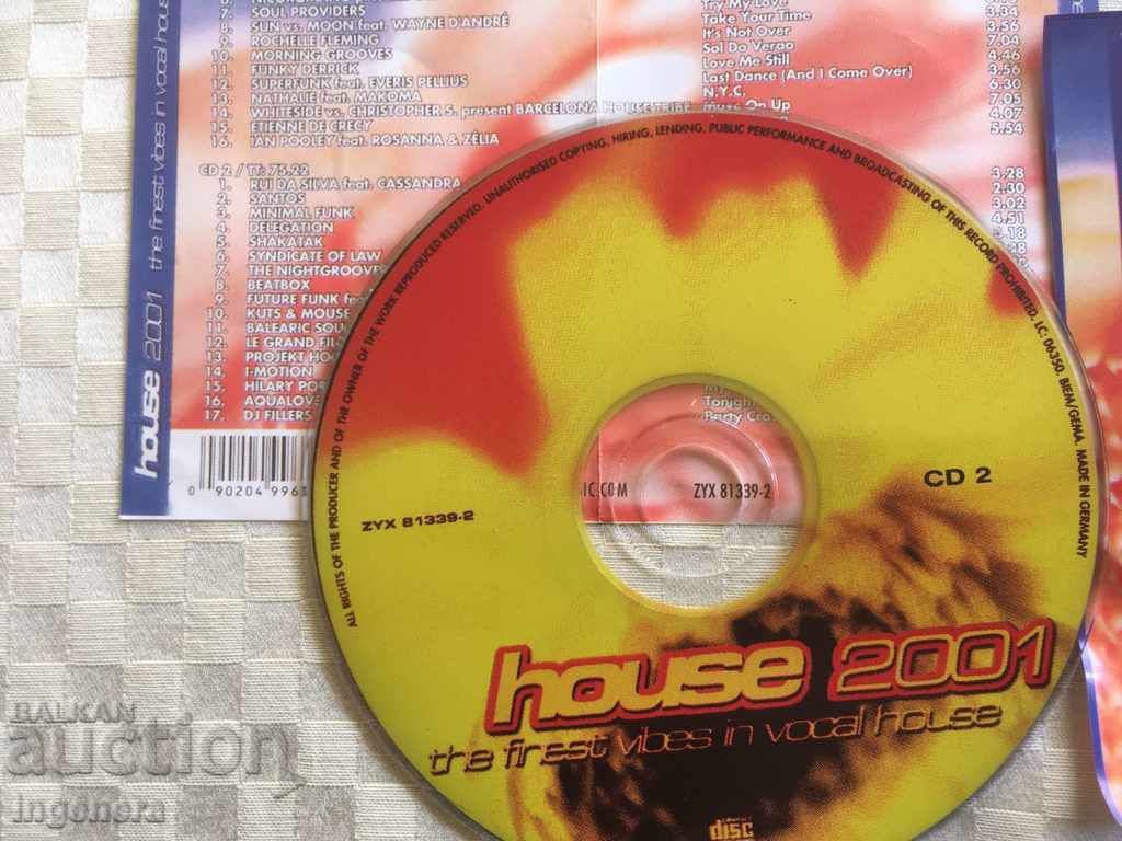 Auction CD CD MUSIC-HAUSE 2001- 1st AND 2nd DISC Auction CD CD MUSIC-HAUSE 2001- 1st AND 2nd DISC