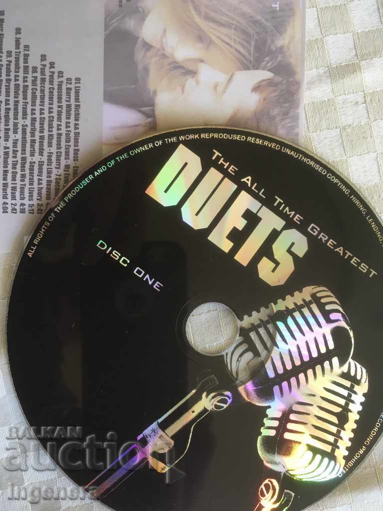 CD CD MUSIC-DUETS-2BR CD cu preț 5.50 BGN | € 2.81