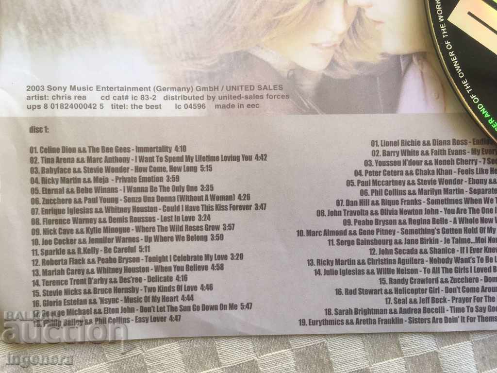 CD CD MUSIC-DUETS-2BR CD - 5